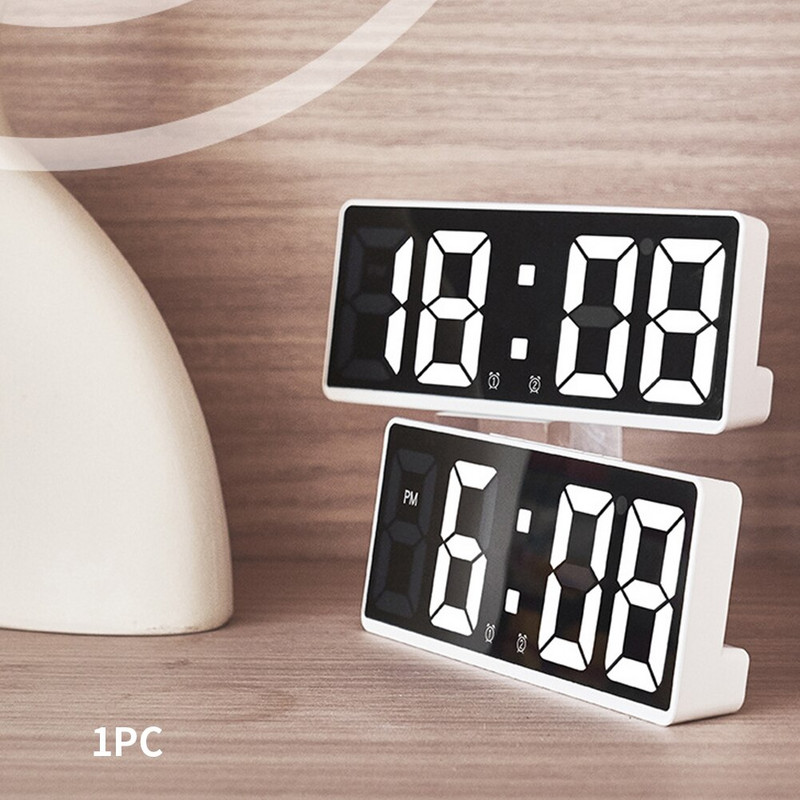 LED ekranas, reguliuojamas ryškumas, nešiojamas temperatūros skaitmeninis žadintuvas