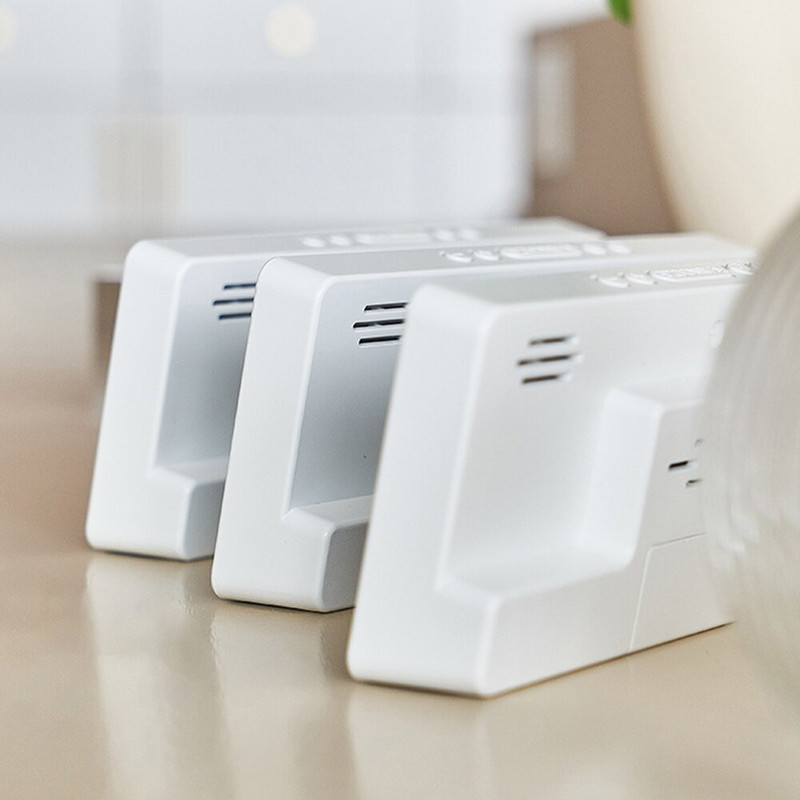 LED ekranas, reguliuojamas ryškumas, nešiojamas temperatūros skaitmeninis žadintuvas