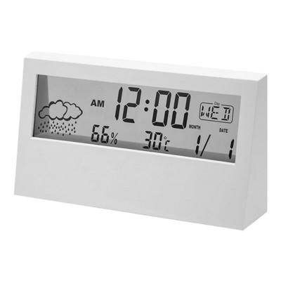 Studenți Vremea pentru noptiere Ceas cu alarmă digital Afișaj LED Calendar electronic Data Tabel orar Amânare Temperatura Umiditate