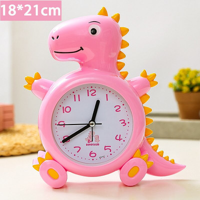 Παιδικά χαριτωμένα κινούμενα σχέδια ρολόι ξυπνητήρι δεινόσαυρος αγόρι μαθητών σπιτιού δυνατό ρολόι δημιουργικό παιδικό τραπέζι ξυπνητήρι