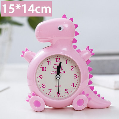 Παιδικά χαριτωμένα κινούμενα σχέδια ρολόι ξυπνητήρι δεινόσαυρος αγόρι μαθητών σπιτιού δυνατό ρολόι δημιουργικό παιδικό τραπέζι ξυπνητήρι