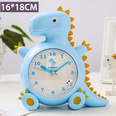 Παιδικά χαριτωμένα κινούμενα σχέδια ρολόι ξυπνητήρι δεινόσαυρος αγόρι μαθητών σπιτιού δυνατό ρολόι δημιουργικό παιδικό τραπέζι ξυπνητήρι