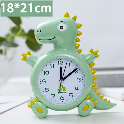 Παιδικά χαριτωμένα κινούμενα σχέδια ρολόι ξυπνητήρι δεινόσαυρος αγόρι μαθητών σπιτιού δυνατό ρολόι δημιουργικό παιδικό τραπέζι ξυπνητήρι