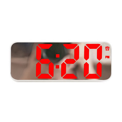 Sat za spavaću sobu Noćni sat Budilica LED digitalni moderni kućni dekor Ružičasti stolni sat za kućne satove Zidni stol Elektronički stol