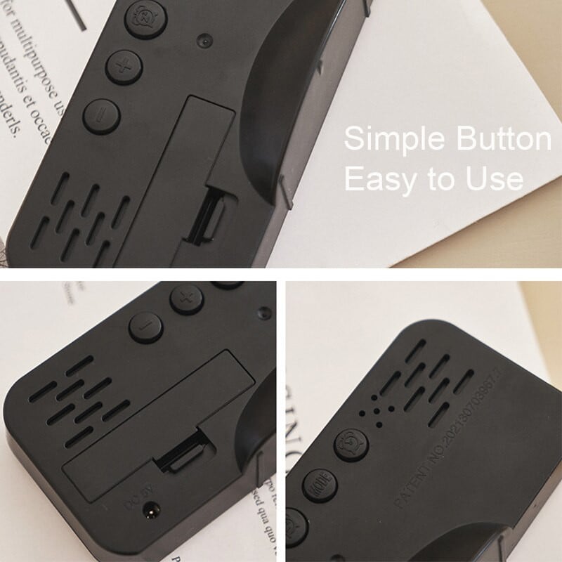 Miegamojo laikrodis prie lovos žadintuvas LED skaitmeninis modernus namų dekoras rožinis stalinis laikrodis namų laikrodžiams sieninis staliukas elektroninis darbalaukis