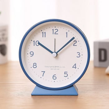 Επιτραπέζιο ρολόι επιτραπέζιου μόδας Απλό μονόχρωμο φοιτητικό υπνοδωμάτιο Μπάσο Φως νύχτας Χαριτωμένο Ξυπνητήρι 3 ιντσών Παιδικό Δώρο Σπίτι