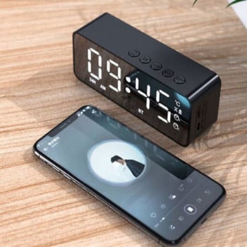 Hot για Xiaomi Bluetooth Ρολόγια ηχείων Ραδιόφωνο FM LED Ψηφιακό έξυπνο ξυπνητήρι Τραπέζι ρολογιού Ηλεκτρονικά ρολόγια επιτραπέζιου επιτραπέζιου διακοσμητικού