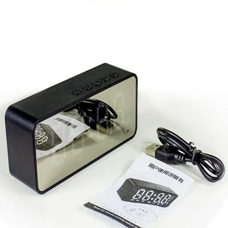 Hot pentru Xiaomi Bluetooth Ceasuri difuzoare Radio FM LED Ceas cu alarmă inteligentă digitală Ceas de masă Ceasuri electronice de birou Decor de masă