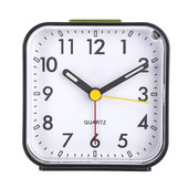 Acasă Ceas deşteptător digital cu ac Ceas deşteptător luminos pătrat din plastic, silențios, fără bifări, pentru copii, acasă, dormitor, ceas cu amânare