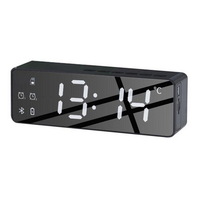 Juoda balta belaidis Bluetooth garsiakalbis FM radijo garso dėžutė darbalaukis žadintuvas muzikos grotuvas TF kortelė žemųjų dažnių garsiakalbis žadintuvas