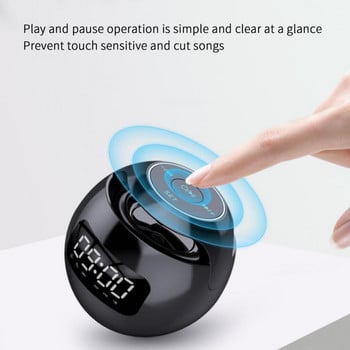 Ασύρματο ηχείο Bluetooth Πολύχρωμο υπογούφερ με υψηλή ποιότητα ήχου Υποστήριξη ρολόι μεγάλης διάρκειας αναμονής Κάρτα TF/Ξυπνητήρι Bluetooth