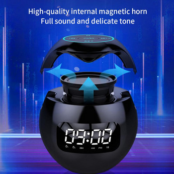 Ασύρματο ηχείο Bluetooth Πολύχρωμο υπογούφερ με υψηλή ποιότητα ήχου Υποστήριξη ρολόι μεγάλης διάρκειας αναμονής Κάρτα TF/Ξυπνητήρι Bluetooth