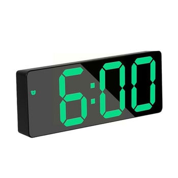 Έξυπνο ρολόι LED δίπλα στο κρεβάτι Ψηφιακά ξυπνητήρια Επιτραπέζια Λειτουργία επάνω Τραπέζι USB Wake Ηλεκτρονικό Ξυπνητήρι Snooze Watch Desk Dig N5D5