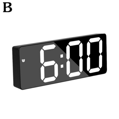 Ceas cu LED inteligent Ceas cu alarmă digitală pe noptieră Ceas cu alarmă digitală Masă de birou Ceas electronic de birou Funcție de amânare Ceas cu alarmă cu trezire prin USB