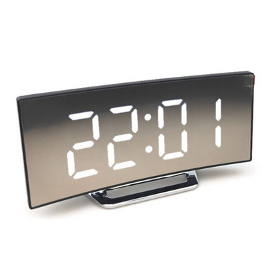 Led digitális ébresztőóra Otthoni asztali dekoráció nagy kijelzővel Többfunkciós ébresztőóra Modern asztali óra Elektromos ébresztőóra