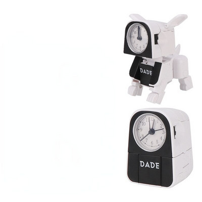 Üliõpilaste kingitus armas poiss, lapsed mini äratuskell multifilm Robot koera lauakell Naljakas pööratav mänguasi Magamistoa äratuskell Nõelkell