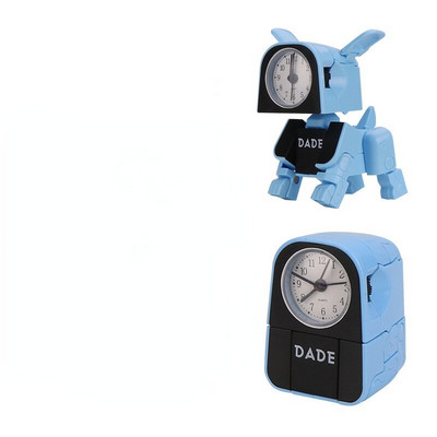 Üliõpilaste kingitus armas poiss, lapsed mini äratuskell multifilm Robot koera lauakell Naljakas pööratav mänguasi Magamistoa äratuskell Nõelkell