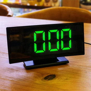 Επιτραπέζιο ψηφιακό ρολόι LED Ηλεκτρονικό επιτραπέζιο ρολόι Ξυπνητήρι δίπλα στο κρεβάτι για υπνοδωμάτιο με κυρτή οθόνη Έξυπνο ρολόι με λειτουργία αναβολής