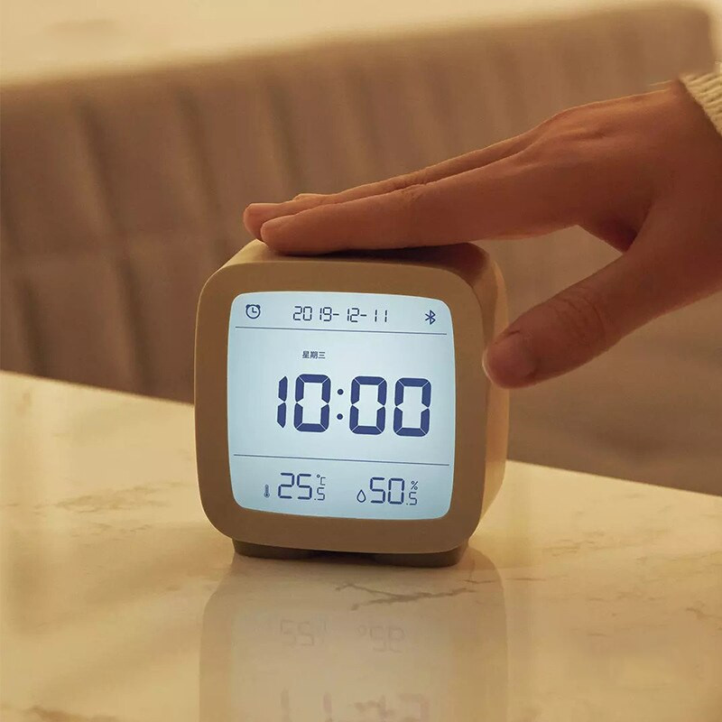 Ébresztőóra Bluetooth asztali óra Elektronikus óra Digitális asztali LCD képernyő Állítható éjszakai fény Mijia APP Smart Home xiaomi