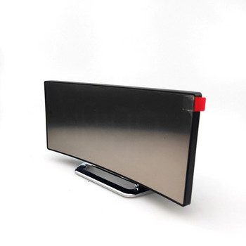 Δημιουργική κυρτή οθόνη με ρυθμιζόμενο καθρέφτη LED Ψηφιακό ξυπνητήρι με μεγάλη οθόνη Διακόσμηση σπιτιού Λειτουργία αναβολής