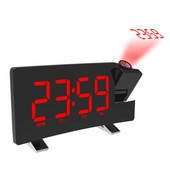 FM rádió vetítés LED digitális óra Intelligens ébresztőóra óra asztali elektronikus asztali órák Ébresztő óra Idő Szundi 2 ébresztő