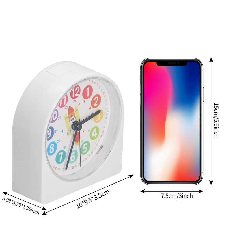 Budilica Dječja budilica Elektronički sat Mute učenje Kreativno modeliranje Crtić Svjetleći sat Stolna lampa za spavaću sobu