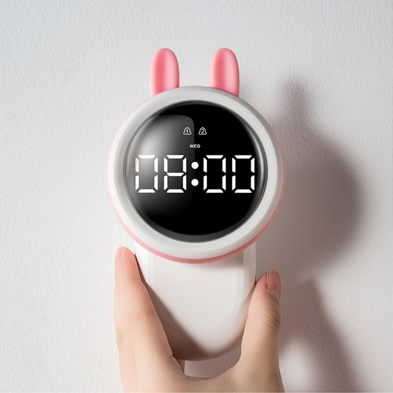 Mielas išmanusis žadintuvo apšvietimas studentų išmanusis elektroninis LED skaitmeninis žadintuvas stalinis laikiklis magnetinio įsiurbimo sieninis laikrodis