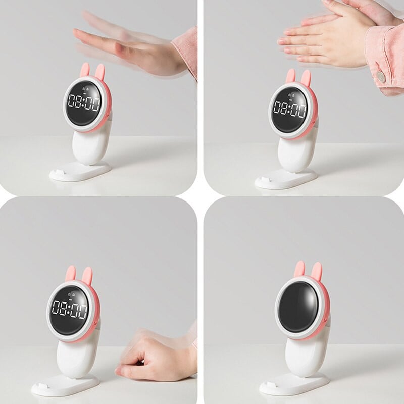 Mielas išmanusis žadintuvo apšvietimas studentų išmanusis elektroninis LED skaitmeninis žadintuvas stalinis laikiklis magnetinio įsiurbimo sieninis laikrodis