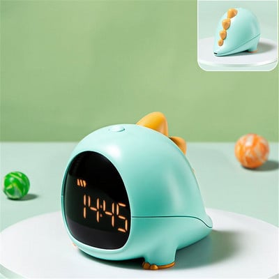 Vaikiškas stalo laikrodis Mielas triušis žadintuvas USB įkrovimas skaitmeninis snaudimas elektroninis laikrodis laikmatis LED nakties šviesos zuikio ausų laikrodis