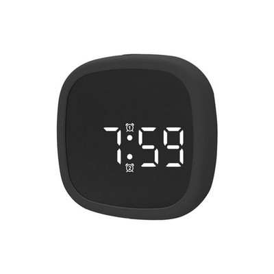 Ceas cu alarmă digital cu sunet activat prin USB Mini ceas cu alarmă cu LED-uri pentru birou, noptiera, antișoc, ceas de birou, decorare pentru masă