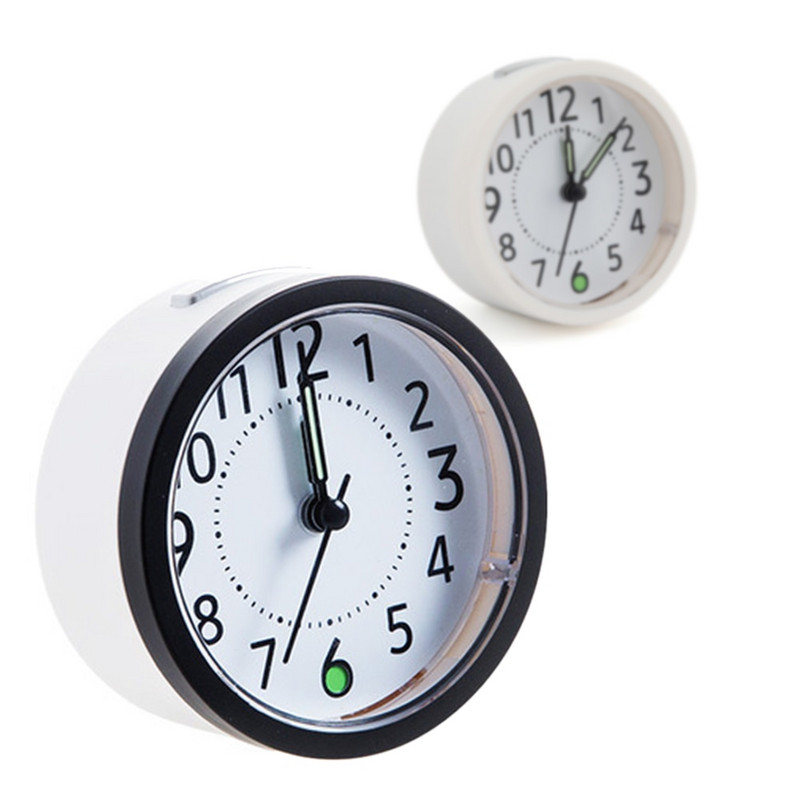 Ceas cu alarmă analogic Silențios, fără ticăituri, amânare de birou, pe noptieră, durabil, luminos, trezire simplă, funcționare cu baterie, design de lumină de noapte