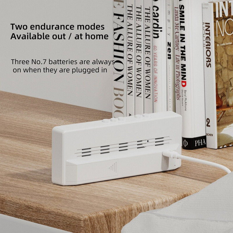 Modern, éjjeliszekrényes óra, digitális ébresztőóra hangvezérlés (elemről működik) asztali állvány Egyszerű elektronikus diák LED-órák