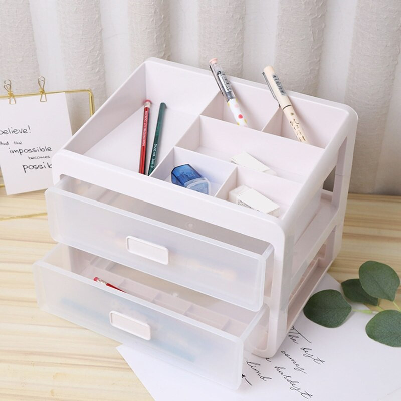 Kanceliarinių prekių organizavimo dėžutė Kosmetikos makiažo dirbinių laikymo spintelė, stalviršis Kosmetikos papuošalų saugykla