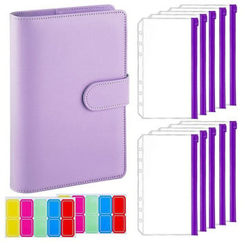 A6 Binder Storage Collect Book Βιβλίο Οικιακού Λογαριασμού Σημειωματάριο Planner Organizer Σύστημα Εξόδων Φύλλα προϋπολογισμού Αυτοκόλλητο επιστολή