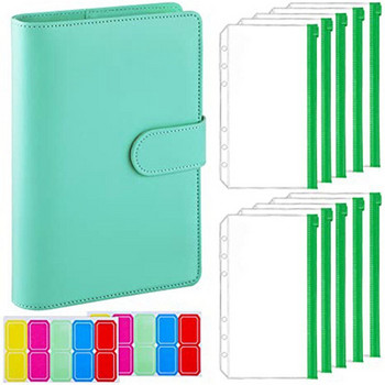 A6 Binder Storage Collect Book Βιβλίο Οικιακού Λογαριασμού Σημειωματάριο Planner Organizer Σύστημα Εξόδων Φύλλα προϋπολογισμού Αυτοκόλλητο επιστολή