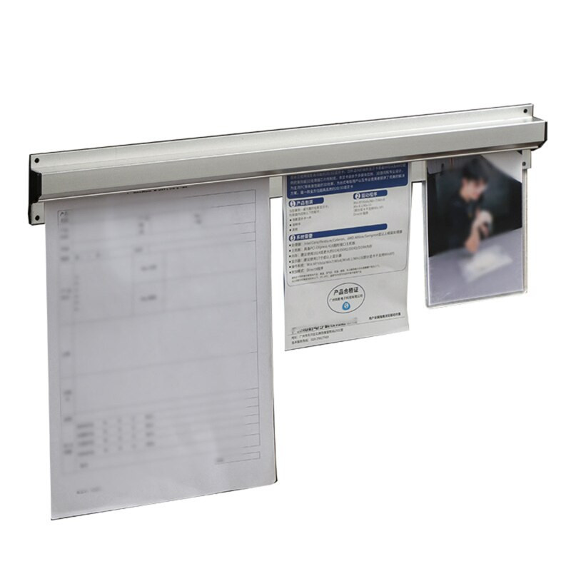 Restaurant Taraba de mâncare Agrafă pentru bilete la pachet Inserție de perete cu un singur dispozitiv Din aliaj de aluminiu Bucătărie Factură de meniu Clipă Dosar pentru agrafă