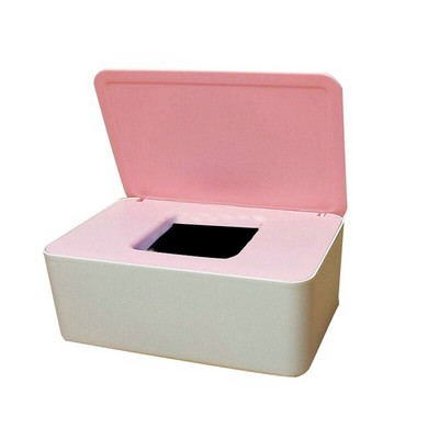 Dulkėms atsparus audinių laikymo dėžutės dėklas drėgnų servetėlių dozatoriaus laikiklis su dangteliu, skirtas namų biurui H88F