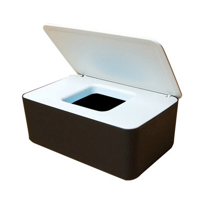Dulkėms atsparus audinių laikymo dėžutės dėklas drėgnų servetėlių dozatoriaus laikiklis su dangteliu, skirtas namų biurui H88F