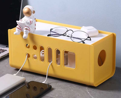 Stalinio kompiuterio laidinio kabelio tvarkyklės dėžutė Duomenų linijos saugojimo talpykla USB linijos Rūšiavimo dėžutė Dėklas Plastikinis laikiklis Dėžutės Biuro priedų dėžutė