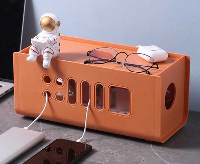 Stalinio kompiuterio laidinio kabelio tvarkyklės dėžutė Duomenų linijos saugojimo talpykla USB linijos Rūšiavimo dėžutė Dėklas Plastikinis laikiklis Dėžutės Biuro priedų dėžutė