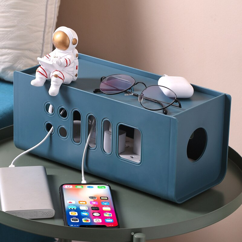 Stalinio kompiuterio laidinio kabelio tvarkyklės dėžutė Duomenų linijos saugojimo talpykla USB linijos Rūšiavimo dėžutė Dėklas Plastikinis laikiklis Dėžutės Biuro priedų dėžutė