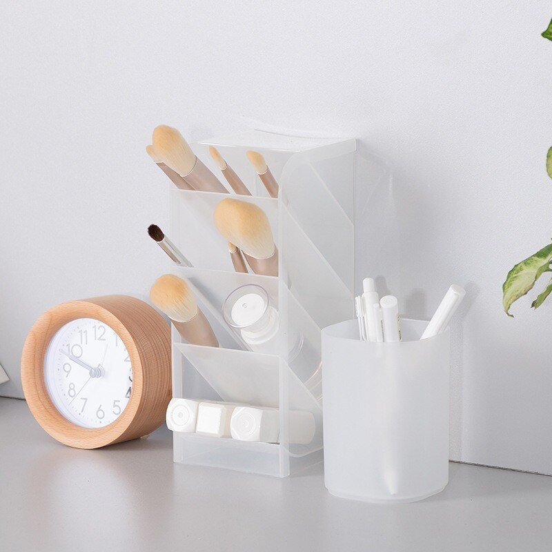 Tolltartó íróasztal-rendező Aranyos 2021-es írószer iskolai kellékekhez Asztali irodai kiegészítők Smink ceruzatartó ecsettartó