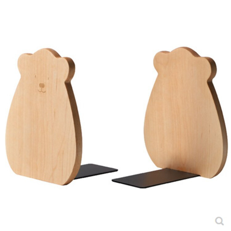 Riešutmedžio knygų laikikliai L formos stalas.