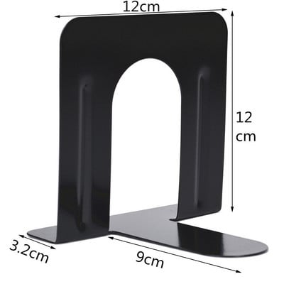 Egyszerű stílusú fém könyvtartók vas tartó íróasztali állványok könyvekhez