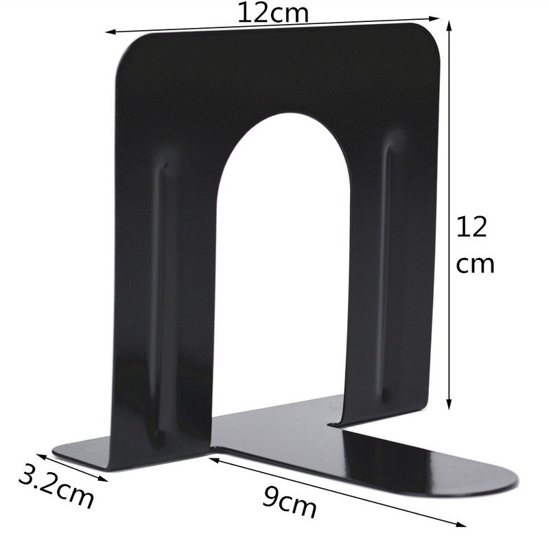 Egyszerű stílusú fém könyvtartók vas tartó íróasztali állványok könyvekhez