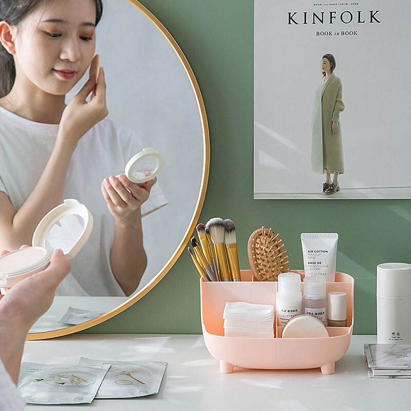 Creative 6 Gird Organizator de birou Suport stilou Birou multifuncțional Machiaje Creioane Stand Cutie de papetărie pentru școală