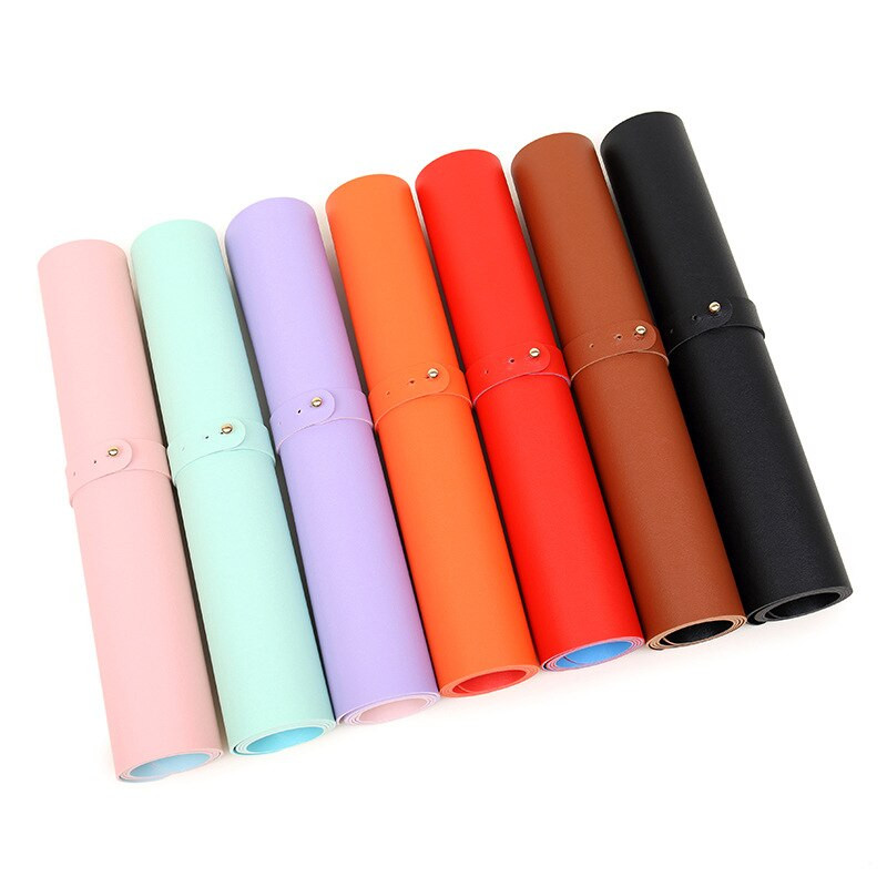 Nagy méretű irodai asztalvédő szőnyeg PU bőr vízálló egérpad asztali billentyűzet asztali asztallap játék egérpad PC-kiegészítők