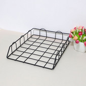 Auksinis metalinis dokumentų dėklas Biuro organizatorius Sluoksniuotas popierius laikymo popierius dėklas Rašomasis stalas Priedai Žurnalų stelažas Instrukcija CoverAbl File