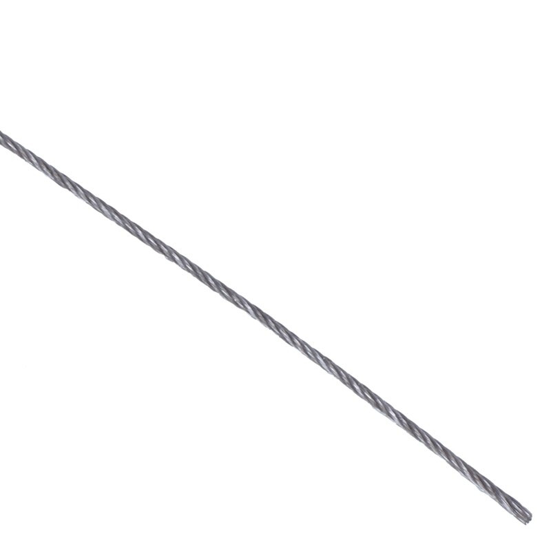 3X rozsdamentes acél drótkötél kábelkötél extra, hossz: 15 m átmérő: 1,0 mm