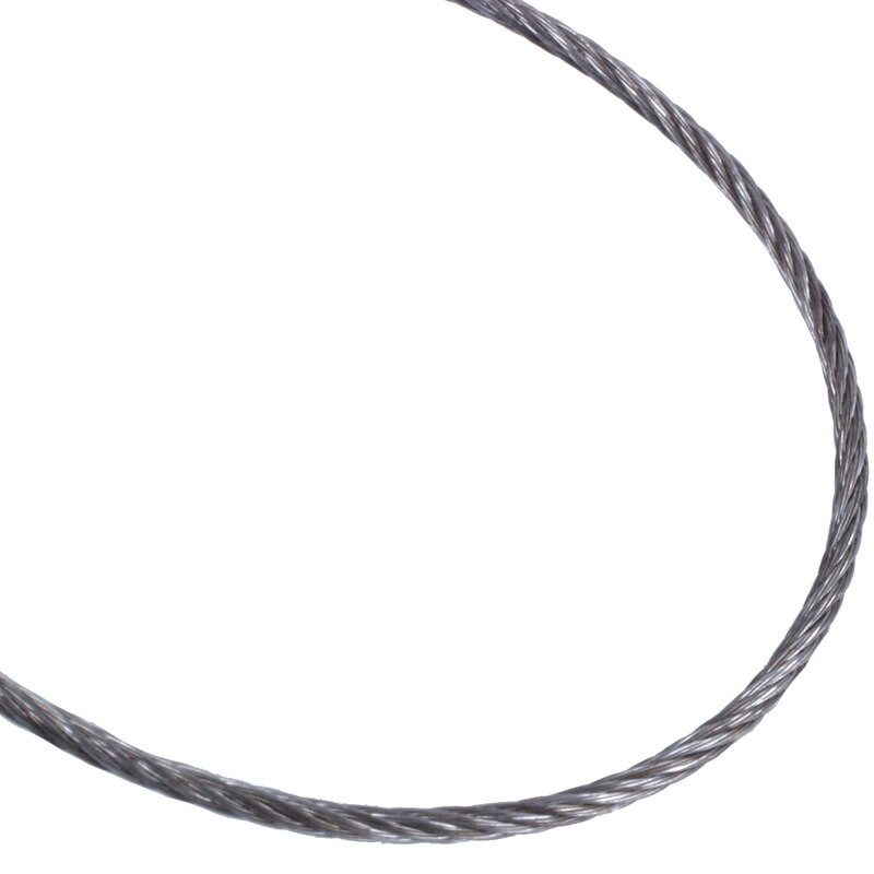 3X rozsdamentes acél drótkötél kábelkötél extra, hossz: 15 m átmérő: 1,0 mm